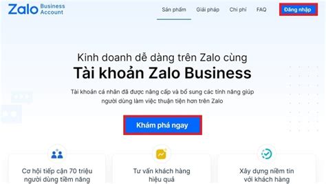 Tài Khoản Business Zalo Là Gì Business Zalo Có Tính Năng Gì Nổi Bật