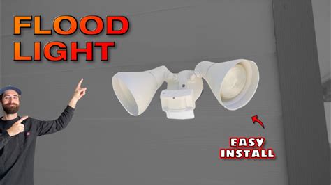 Easy How To Install Floodlights Youtube