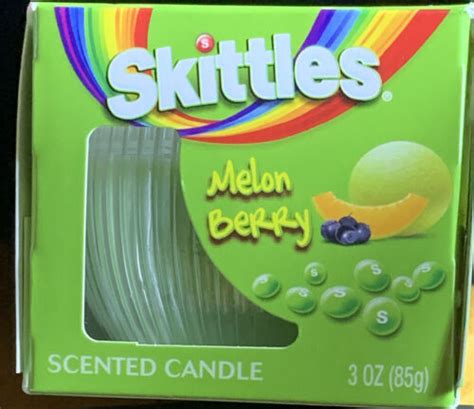 Skittles Scented Candle 3 Oz Jar Melon Berry 47223462710 Ebay