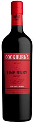 Cockburns Fine Ruby Port Cellar Fine Wine Food