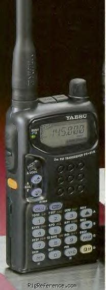 Yaesu Ft R Handheld Vhf Transceiver Rigreference