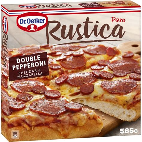 Comprar R Stica Pizza Doble Pepperoni Queso Cheddar Y Mozzarella