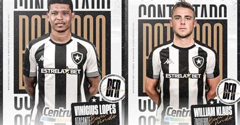 Botafogo anuncia dois reforços saiba as contratações saídas e