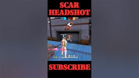 Free Fire 🔥🔥 Scar Headshot 😈😈 Freefire Treding Shorts Scary 4days