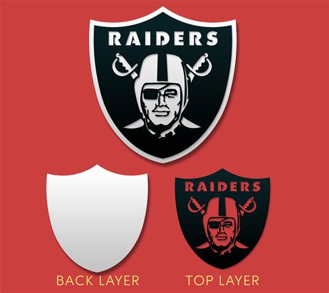 Raiders Football Dxf Svg Multi Layer Laser Cnc Plasma Etsy