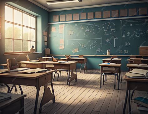 premium photo   school school room
