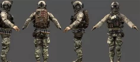 Battlefield 4 Multiplayer Character Models