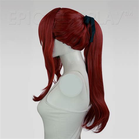 Phoebe Dark Red Ponytail Cosplay Wig