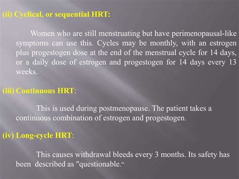 Hormone replacement therapy | PPT