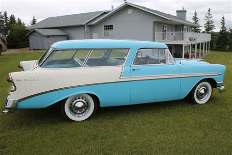 On The Road 1956 Chevrolet Nomad Driving