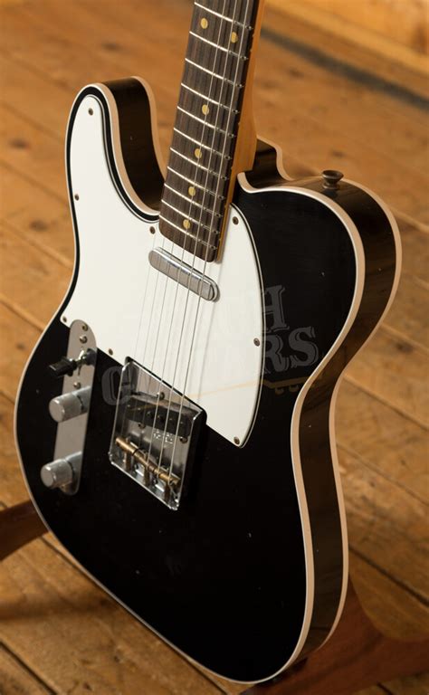 Fender Custom Shop 62 Tele Custom Journeyman Relic Black Left Handed