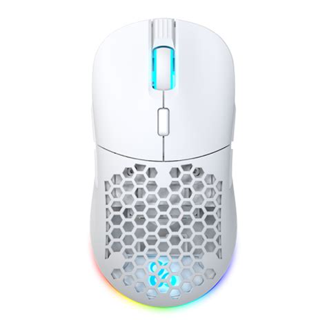 Newskill Mouse Da Gioco Senza Fili Rgb Professionale Arakne Elite Ivory