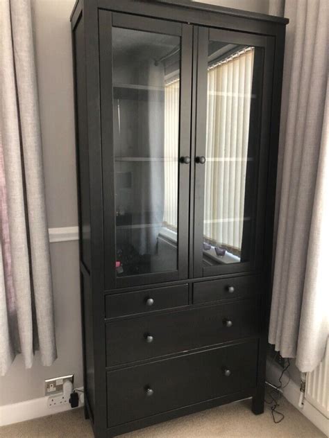 Glass Door Hemnes Ikea Display Cabinet In Norwich Norfolk Gumtree