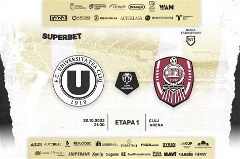 Se V Nd Bilete La Derby Ul Clujului Din Cupa Rom Niei U I Cfr Se