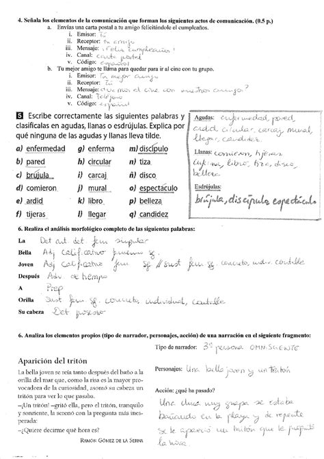 Lengua Y Literatura Castellana Eso Y Bachillerato Eso Ficha Repaso