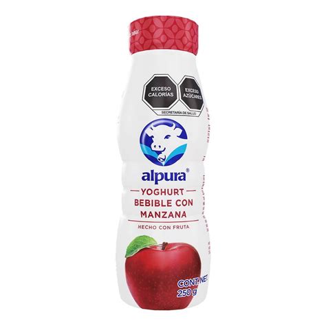 Yoghurt Bebible Alpura Con Manzana 250 G Walmart