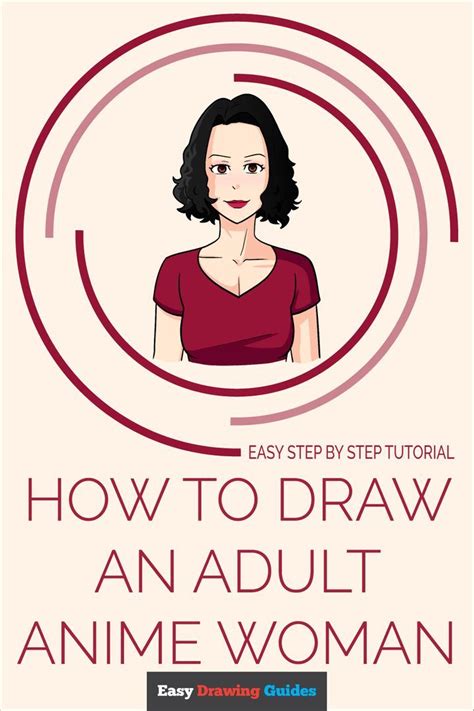 How To Draw An Adult Anime Woman Easy Step By Step Tutorial