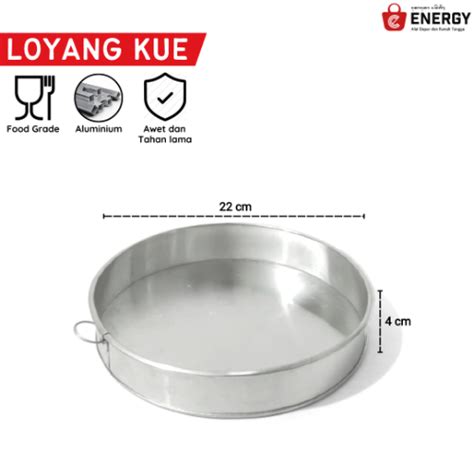 Loyang Bulat Aluminium 22 Cm Energy Bali