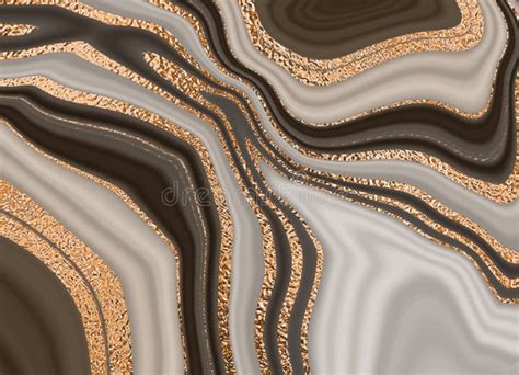 Brown Marble With Gold Vector Background Beautiful Template Design