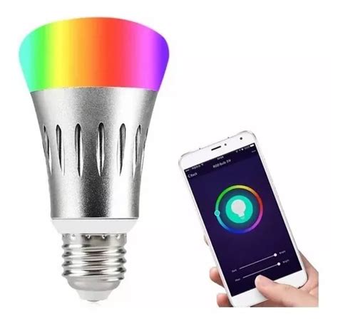 Foco Inteligente Color Wifi Smart Bulb Echo Alexa Google 7w Controla