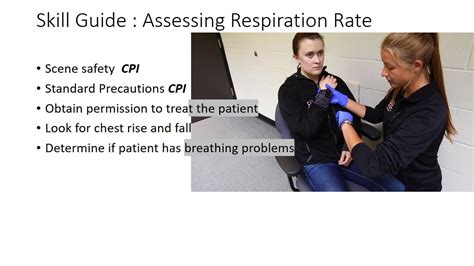 Assessing Respiration Rate YouTube