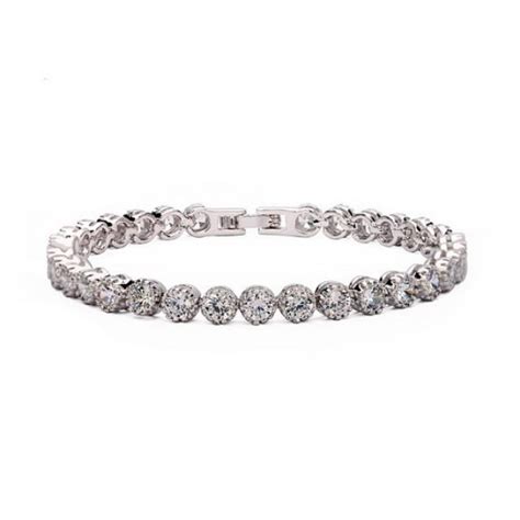 Bridal Jewelry Bracelet Swarovski Crystal Bracelets Cubic Zircon