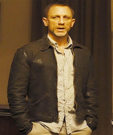 James Bond Skyfall Daniel Craig Leather Jacket Usaleatherfirm