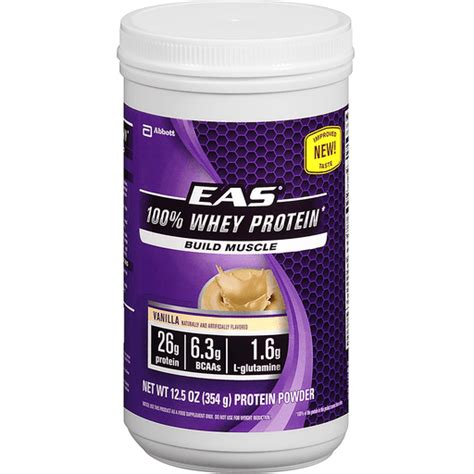 EAS Protein Powder, 100% Whey Protein, Vanilla | Stuffing | Foodtown