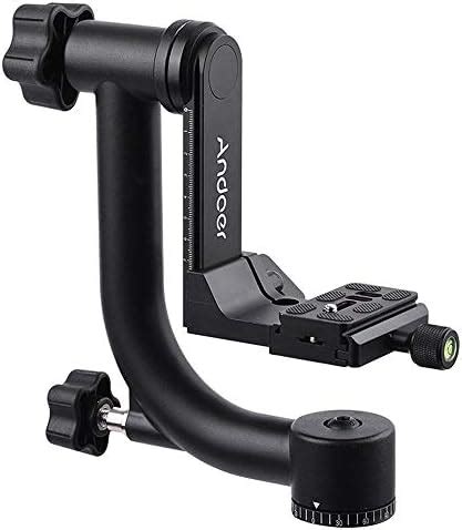 Andoer Heavy Duty Panoramic Gimbal Tripod Head Aluminum Alloy Kg