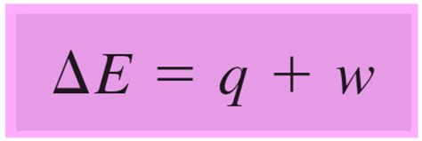 Energy Related To Heat And Work Chemistry Steps