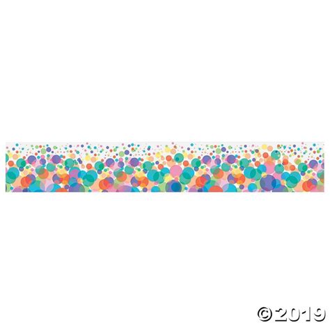 Carson Dellosa® Rainbow Bubbles Scalloped Bulletin Board Borders 1 Set