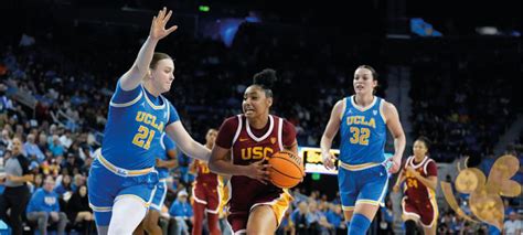 UCLA Womens Basketball Defeat USC Middle East