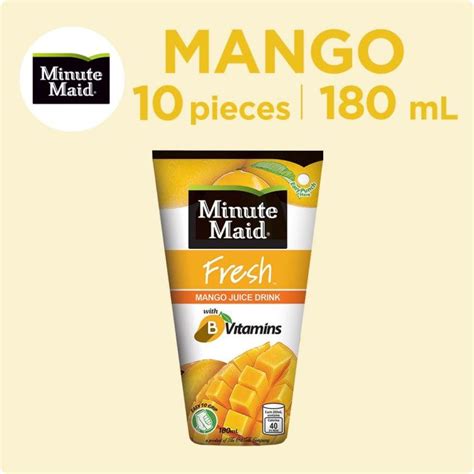 Minute Maid Fresh Mango Tetra Juice Ml Pack Of Lazada Ph