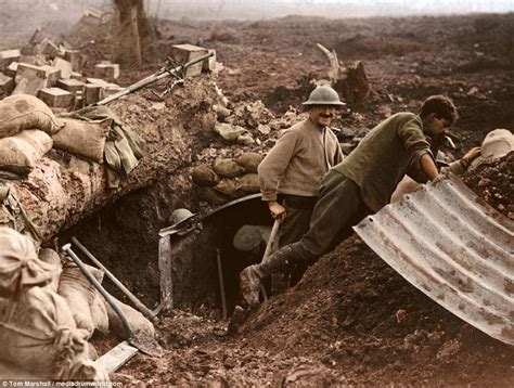 Incredible Photos Show Battle Of Passchendaele In Colour Daily Mail Online