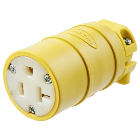 Hubbell Hbl Volt Pole Wire Nema R Yellow