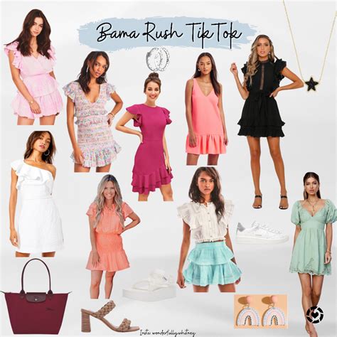 Bama Rush TikTok | Sorority rush week outfits, Rush outfits, Sorority ...