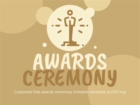 Editable Awards Ceremony Invitation Templates