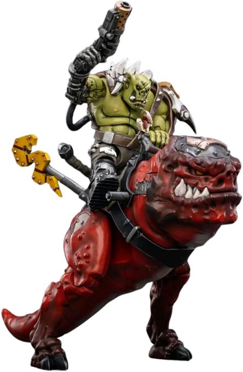 Amazon JOYTOY 1 18 Warhammer 40 000 Orks Squighog Nob On Smasha