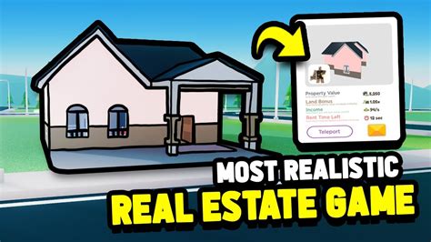 The Most Realistic Real Estate Game On Roblox Youtube