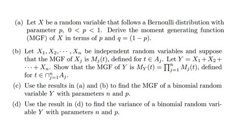 Solved A Let X Be A Random Variable That Follows A Chegg