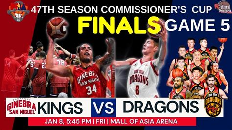 Pba Finals Game Jan Brgy Ginebra Kings Vs Bay Area Dragons