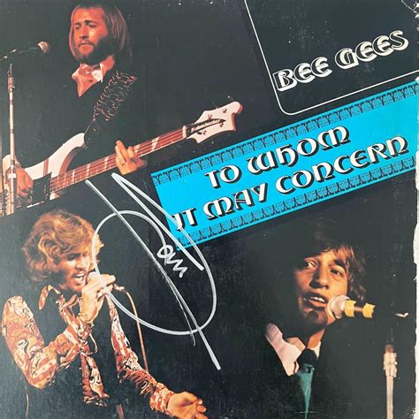 The Bee Gees To Whom It May Concern Signed Album EstateSales Org