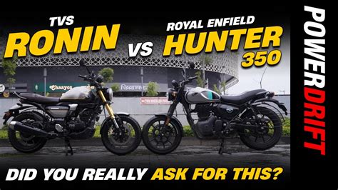 Royal Enfield Hunter Vs Tvs Ronin Comparison All That You Need