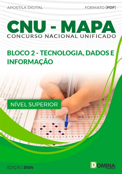 Apostila CNU MAPA 2024 Tecnologia Informação