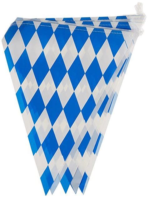 Amazon Beistle Oktoberfest Bavarian Flag Pennant Banner