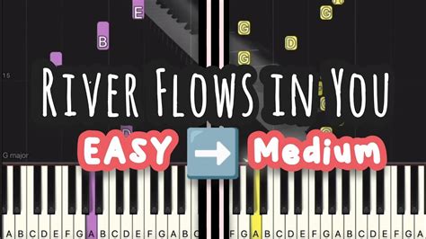 Yiruma River Flows In You From Easy Version To Medium Level Easy