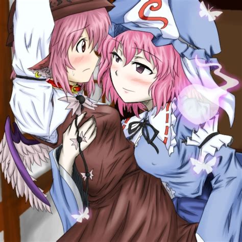 Saigyouji Yuyuko And Mystia Lorelei Touhou Drawn By Tachi Mtd