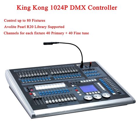 King Kong 1024P DMX Profession Controller Stage Lighting DJ Equipment