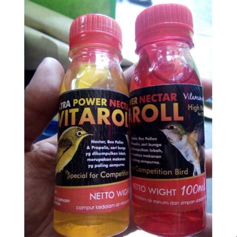 Jual Vitaroll Extra Power Nectar Pengganti Minuman Pleci Dan Kolibri