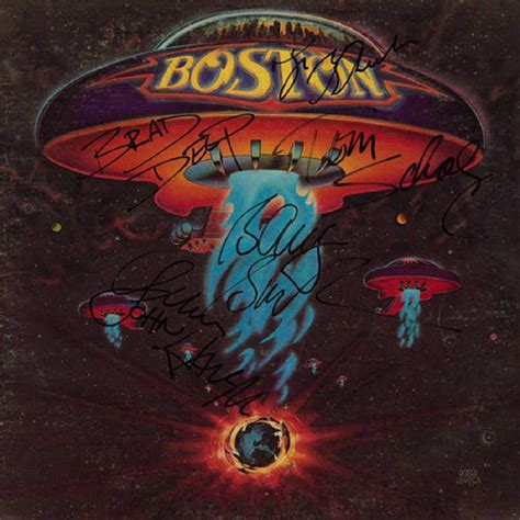 Boston Band Signed "Boston" Album